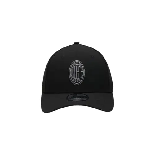 AC Milan New Era Prodotto Ufficiale, Nero, (6-12 Anni) Unisex miniatura 2