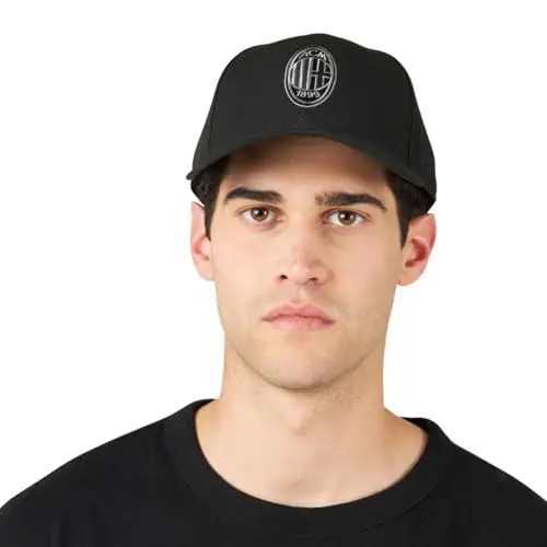 AC Milan New Era Prodotto Ufficiale, Nero, (6-12 Anni) Unisex miniatura 3