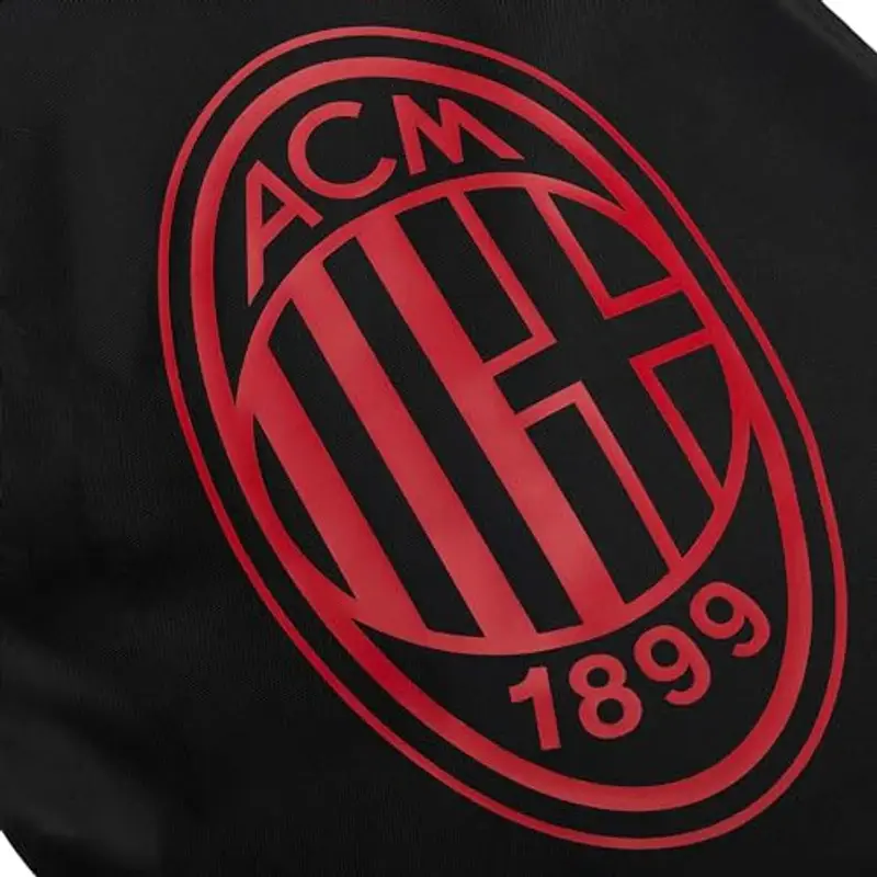 AC Milan Sacca per palestra con Logo, Prodotto ufficiale, Nero miniatura 3