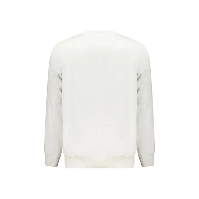 Felpa Uomo Grigia Girocollo Felpata Logo Grigio miniatura 2