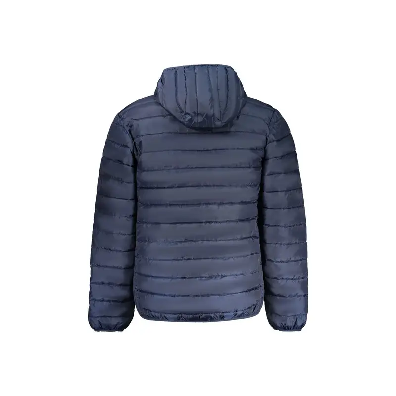 Giubbotto Uomo Blu Cappuccio 100 Gr Ricamo Logo miniatura 2