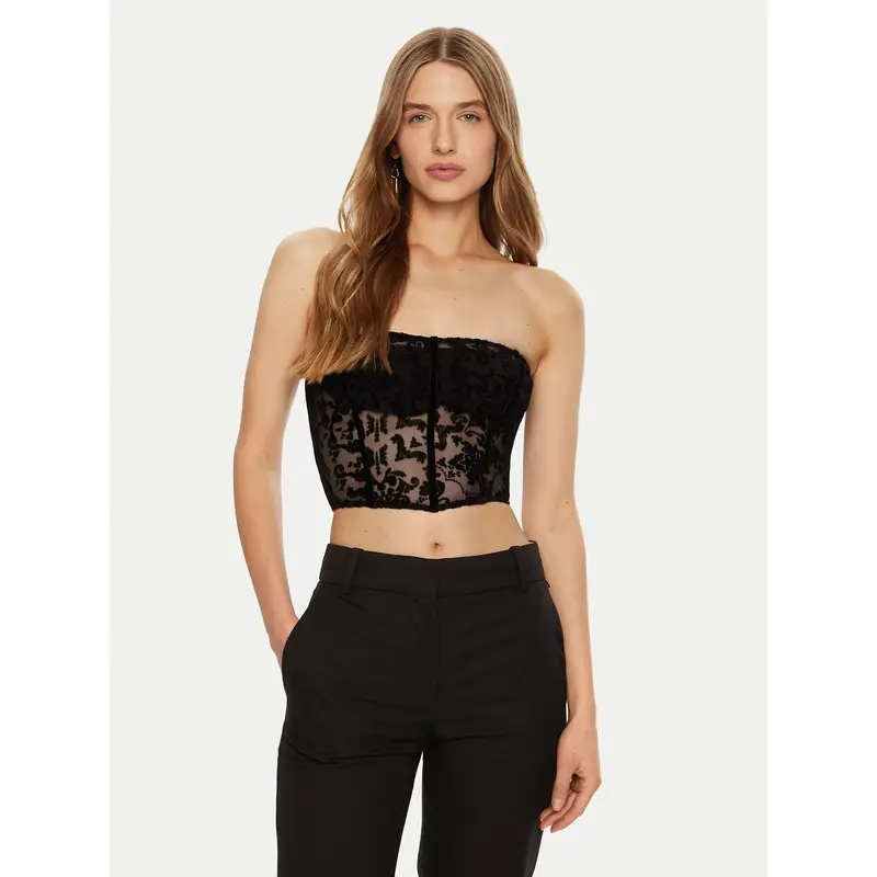 ACCESS FASHION Top Nero 3213094