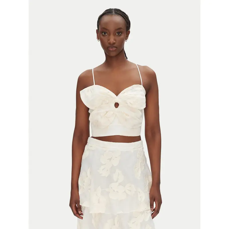 ACCESS FASHION Top Beige 3225919