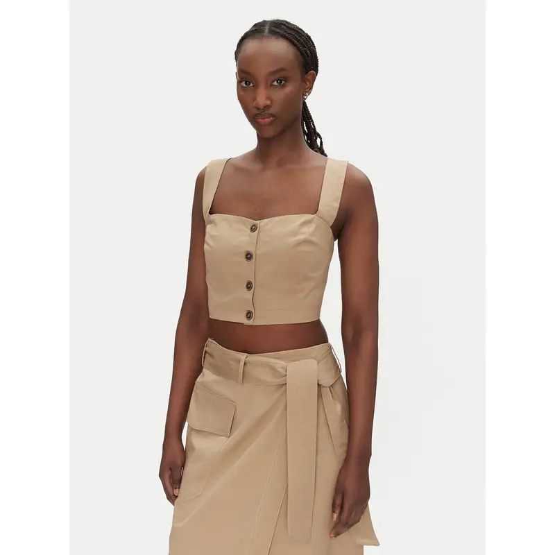 ACCESS FASHION Top Beige 3225920