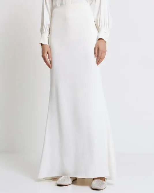 Gonna maxi svasata panna miniatura 3