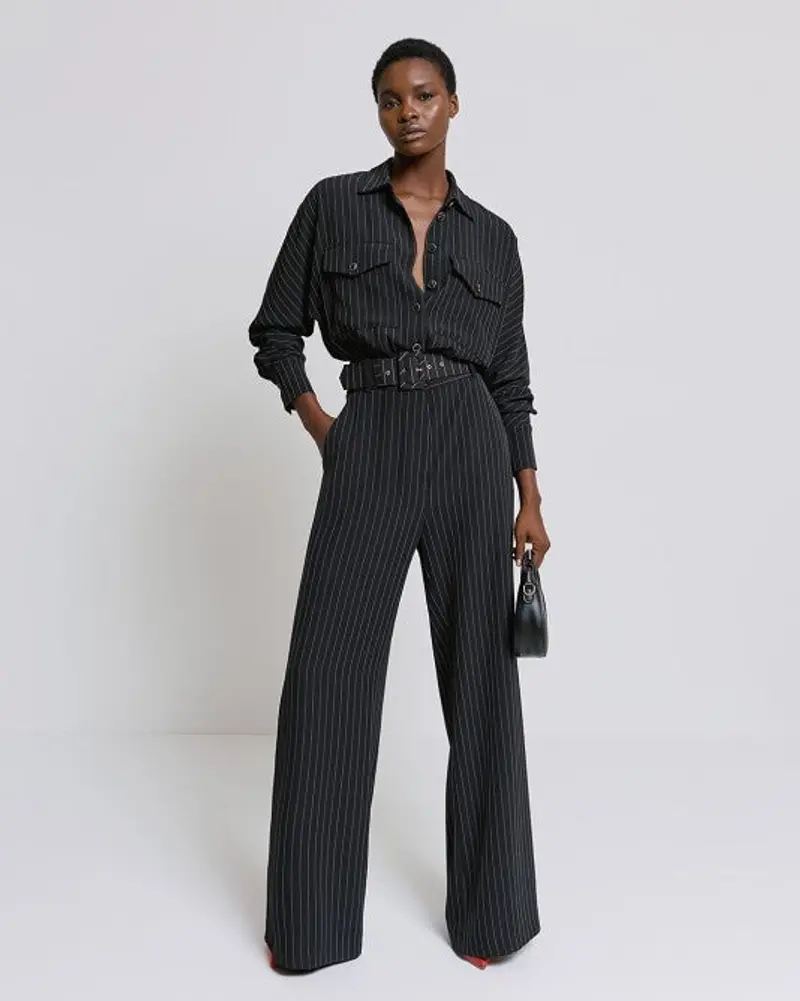 Tuta Gessata Nera Nero