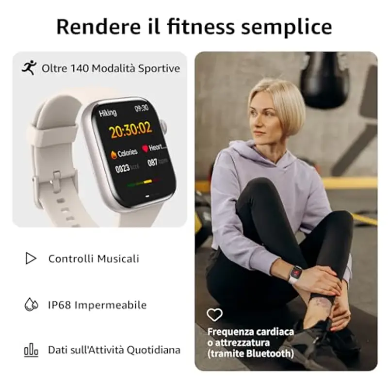 AcclaFit Smartwatch Uomo Multicolore 2295332 miniatura 3