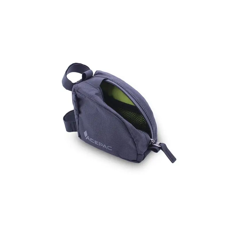 Borsa Bici Telaio Gravel 0 7L Top Tube Grigio 0,70 Litri