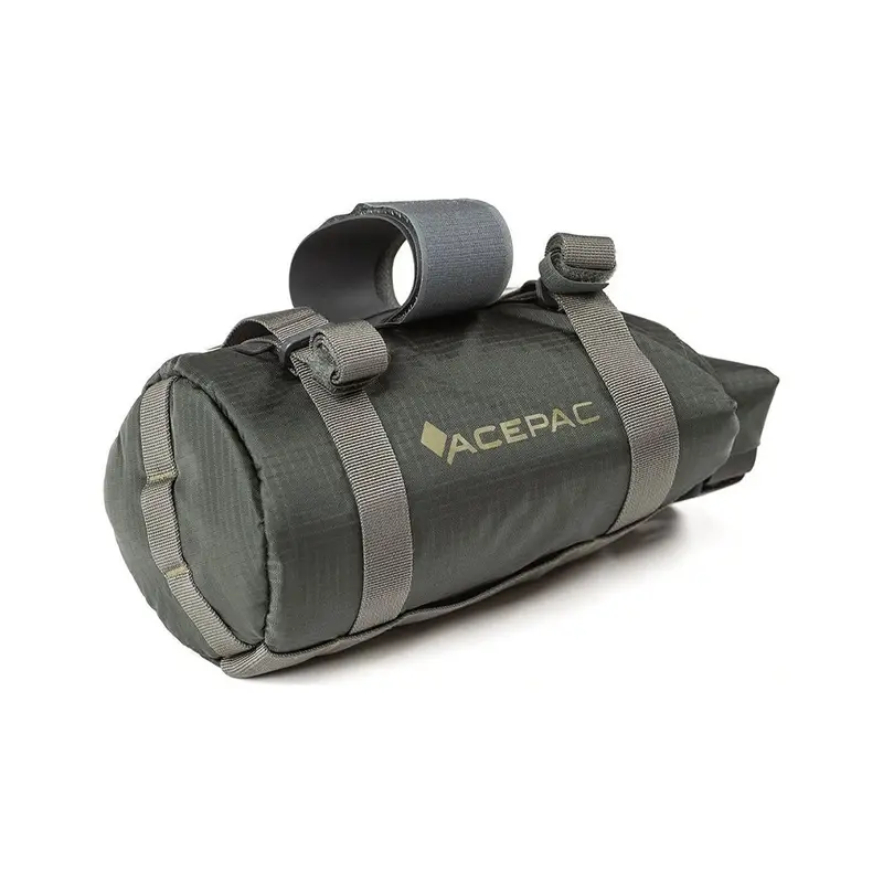 Borsa Bici Telaio Gravel Minima 2L Grigio Verde 2 Litri