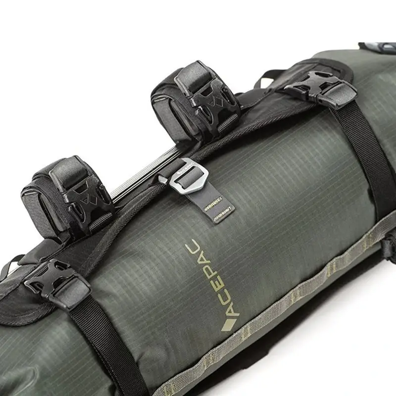 Supporto Manubrio Per Borsa Bici Dry Gravel MKIII Grigio Verde TU