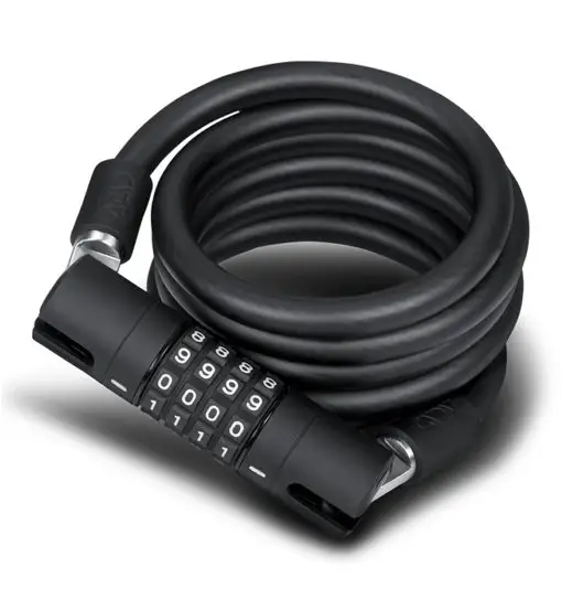 Corvid C180 - lucchetto a cavo Black