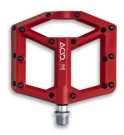 Flat C1-IB - pedali freeride Red