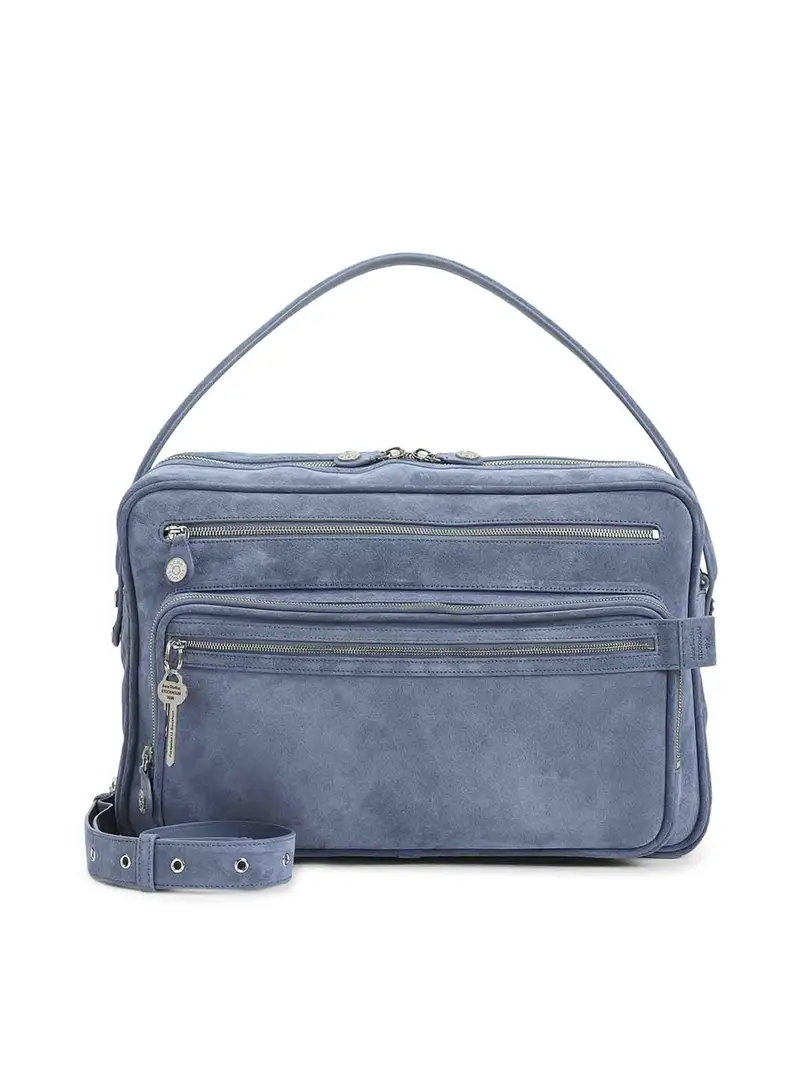 Borsa in pelle scamosciata Lavaggio Medio