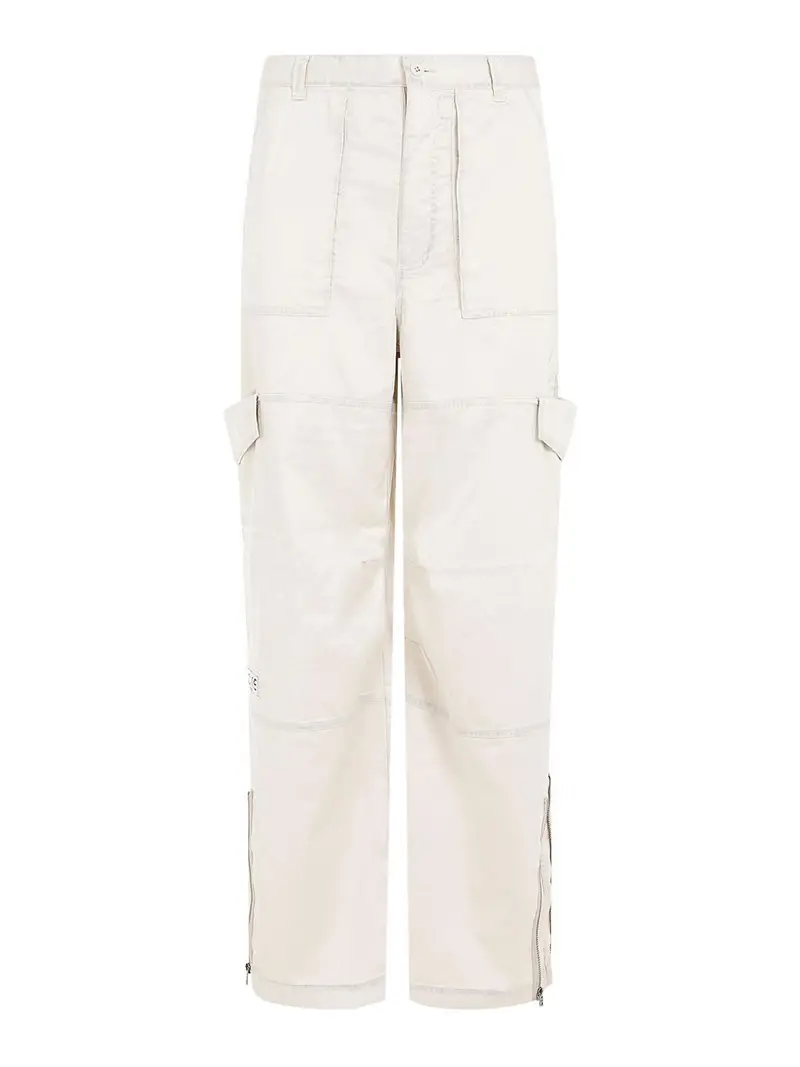 Pantaloni in poliestere Beige