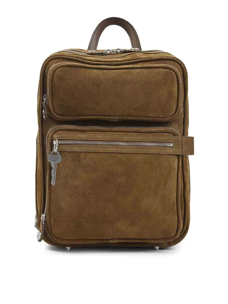 Zaino Camero Gym in pelle scamosciata Marrone