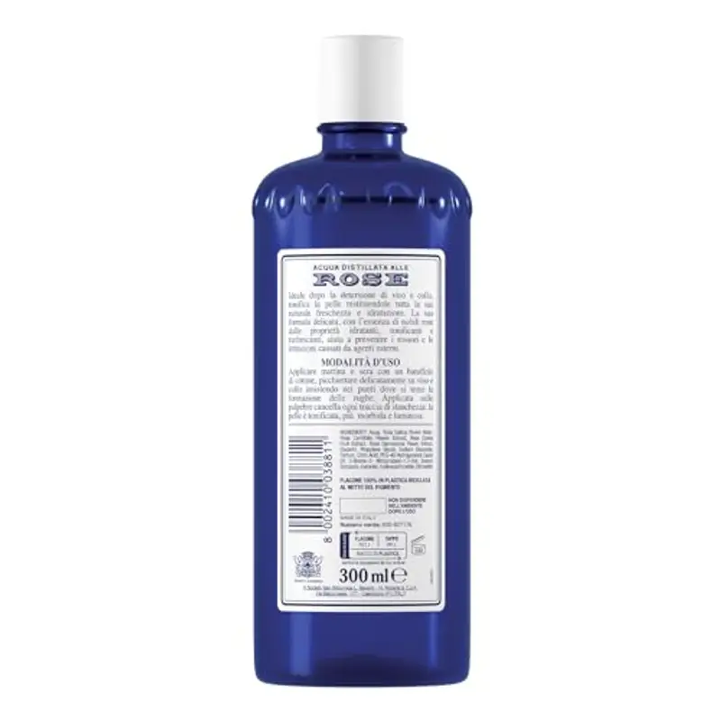 Acqua alle Rose, Tonico Viso con Acqua Distillata Alle Rose, Formula Rinfrescante con Proprietà Idratanti, Tonificanti e Lenitive, Rende la Pelle Giovane ed Elastica, 300ml miniatura 2