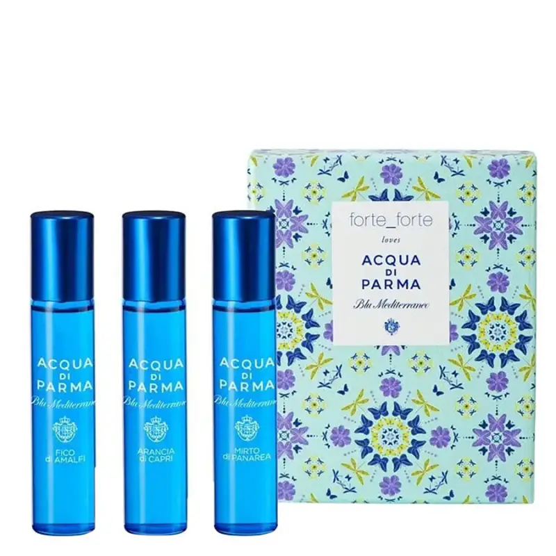 Set Acqua di Parma Arancia di Capri Eau De Toilette 12 ml + Fico di Amalfi Eau De Toilette 12 ml Mirto di Panarea Eau De Toilette 12 m