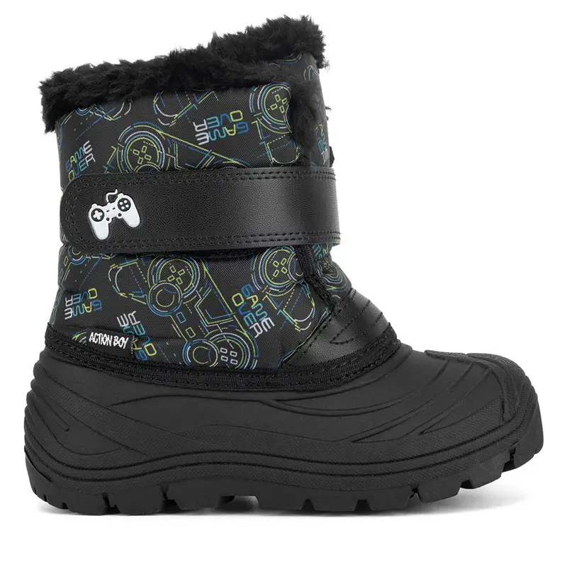 Stivali da neve Action Boy P140224K Nero