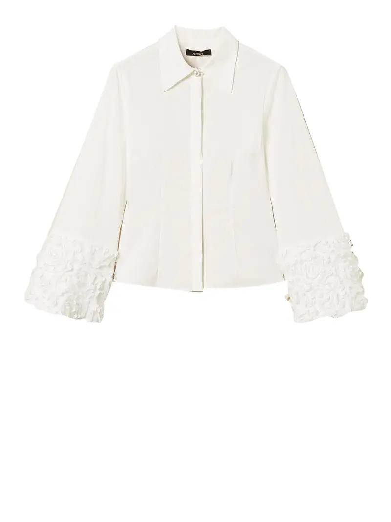 camicia actitude da donna - bianco