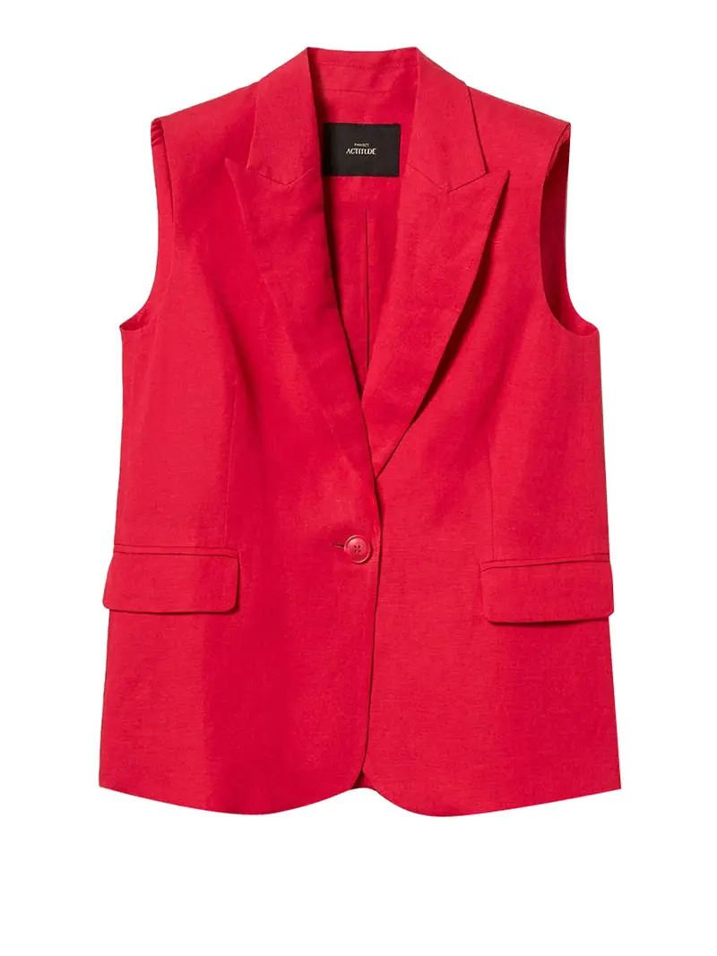 gilet actitude da donna - fuxia