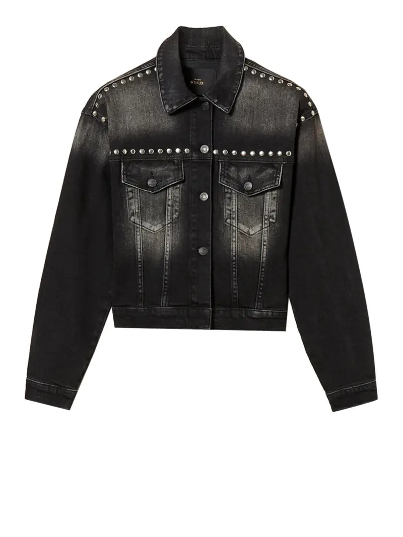 giubbino di jeans actitude da donna - nero