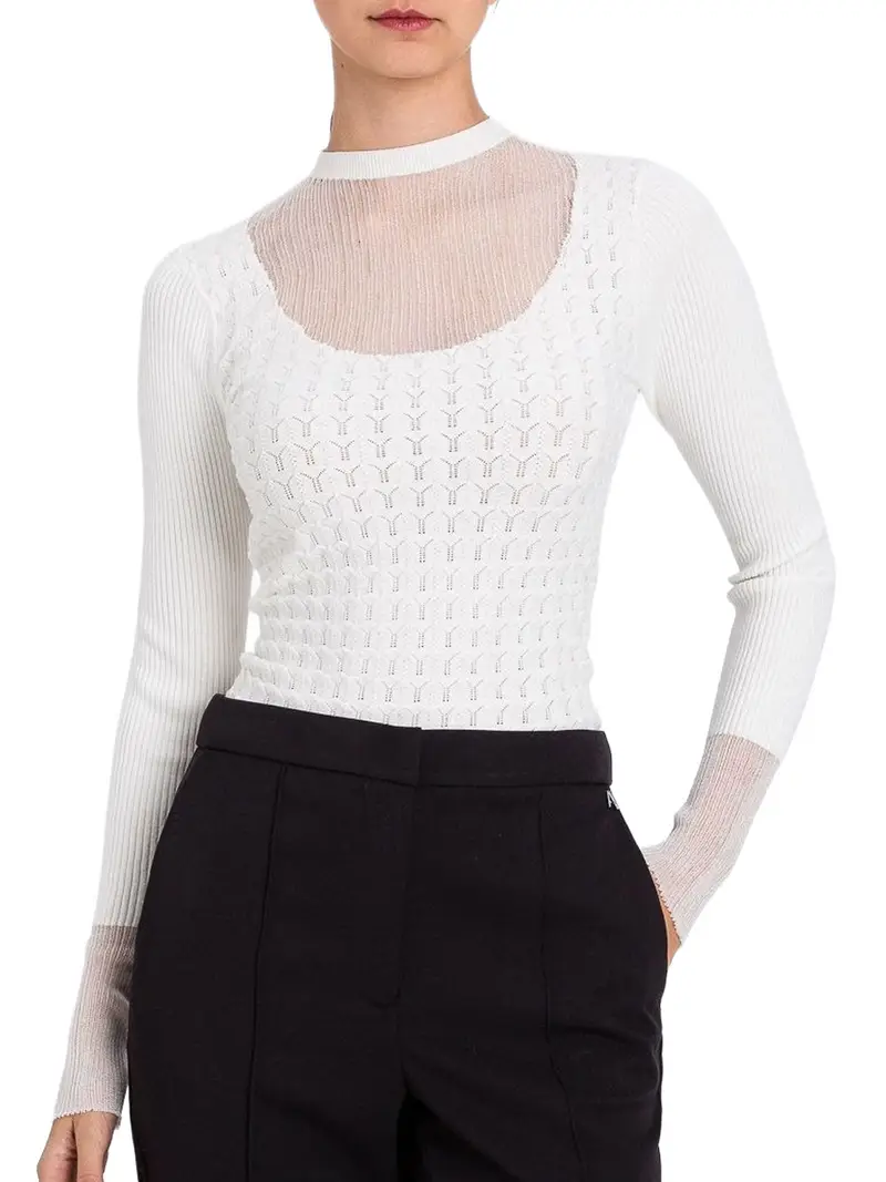 maglia actitude da donna - bianco