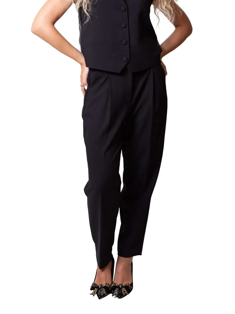 pantalone chino actitude da donna - nero