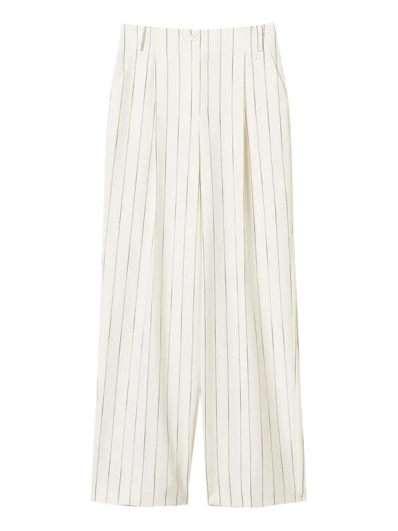 pantalone palazzo actitude da donna - bianco