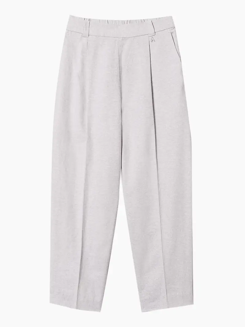pantalone straight actitude da donna - grigio