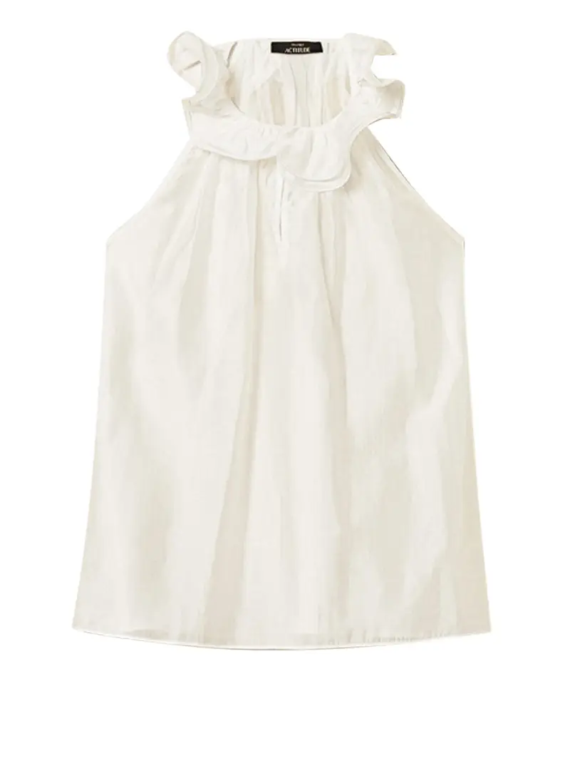 top actitude da donna - bianco