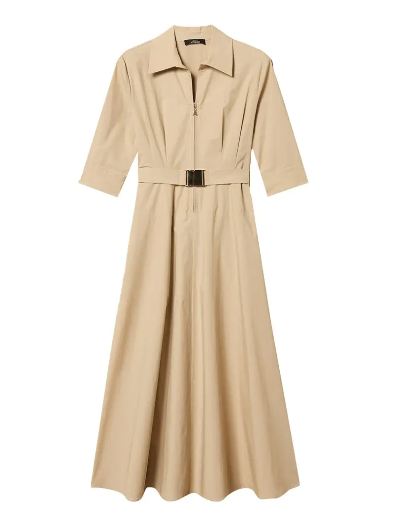 vestito longuette actitude da donna - beige