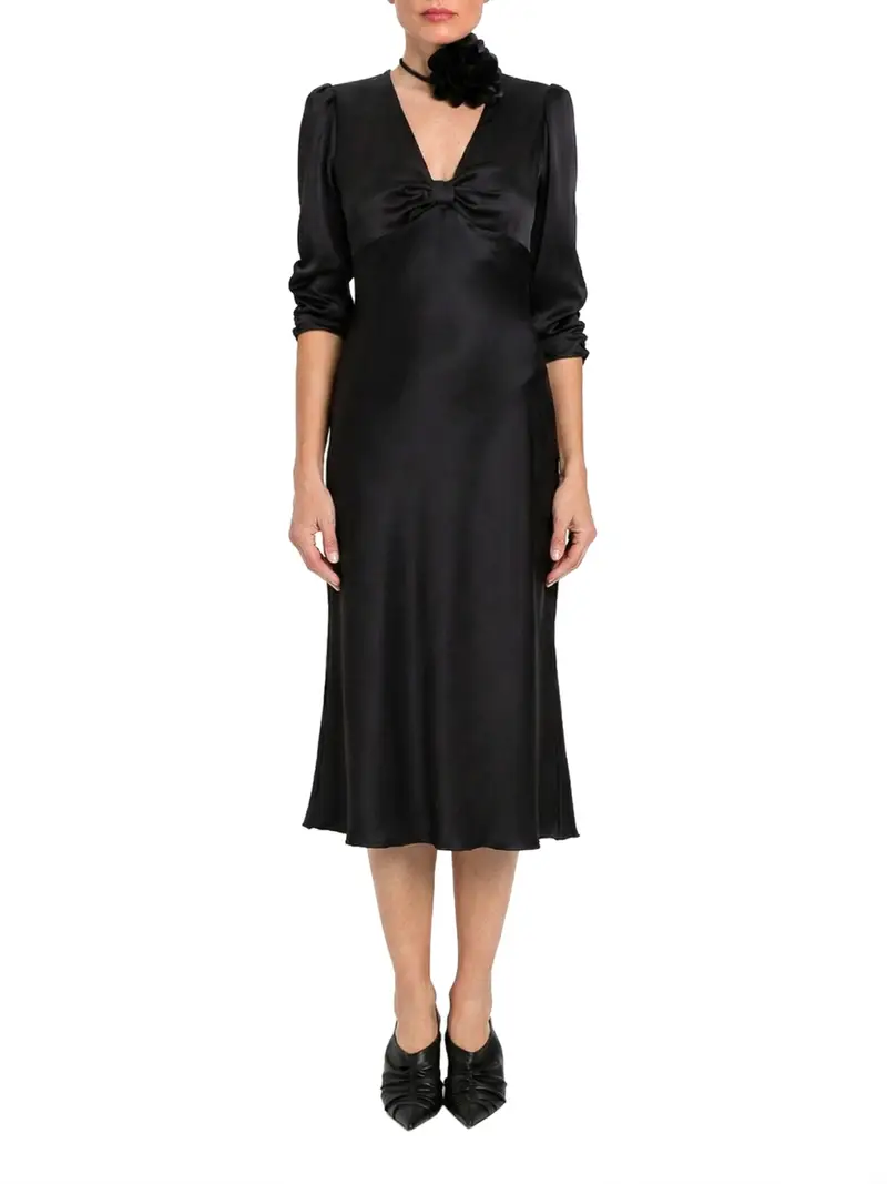 vestito midi actitude da donna - nero