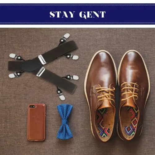 ACWOO Bretelle Uomo Marrone 2704970 miniatura 2