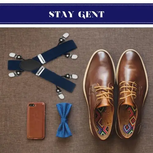 ACWOO Bretelle Uomo Blu 2704972 miniatura 2