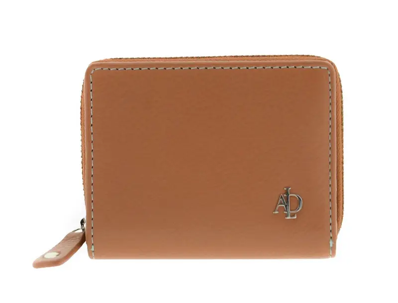 Portafoglio donna piccolo Adapell Lettera Marrone