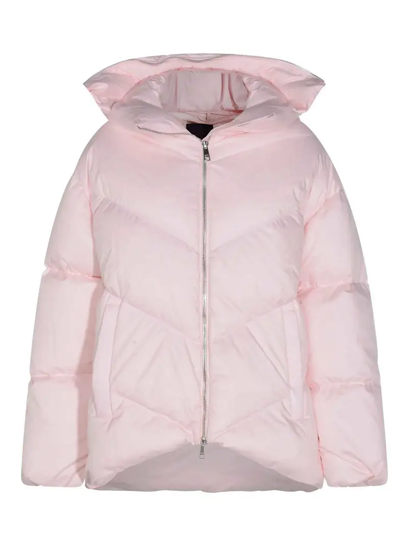 Piumino con cappuccio Color Carne E Neutri