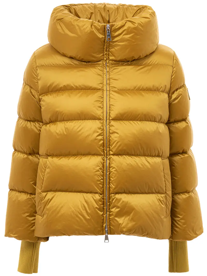 Piumino polsini staccabili in maglia ADD ORO