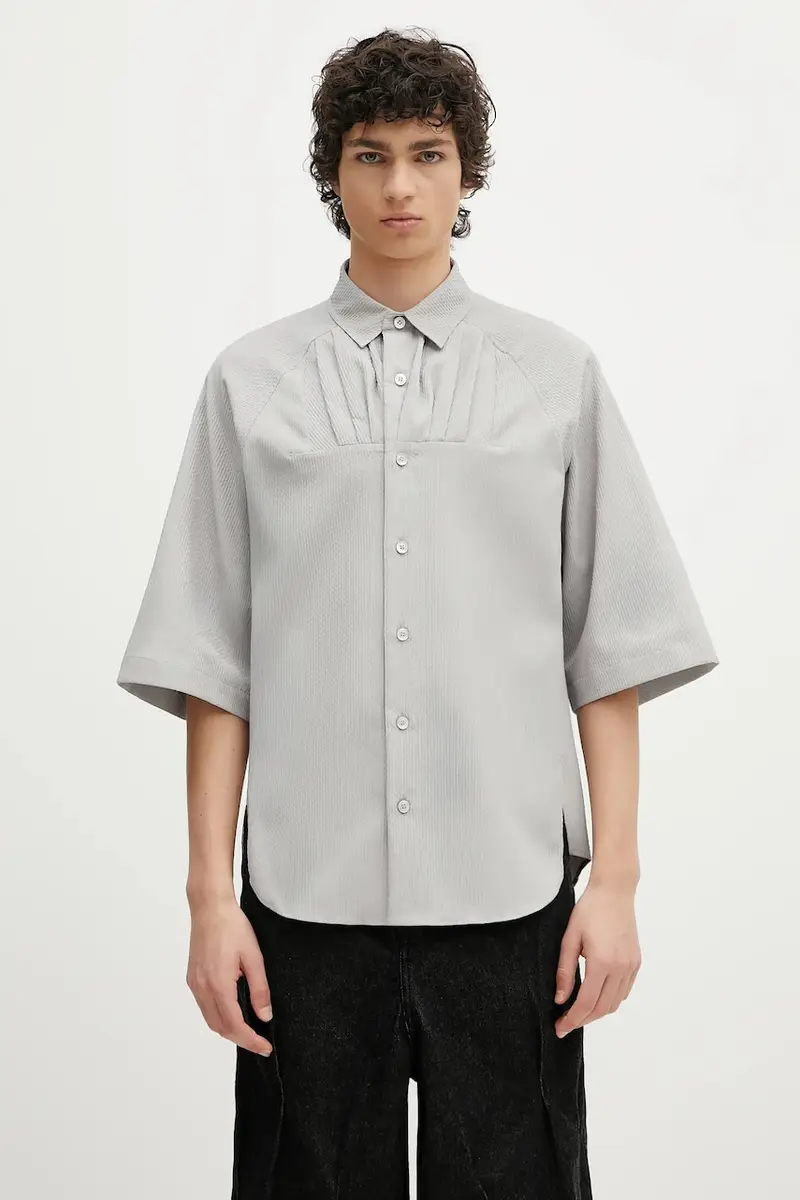 camicia Apparel-Top colore grigio BO01SSSH0201GR