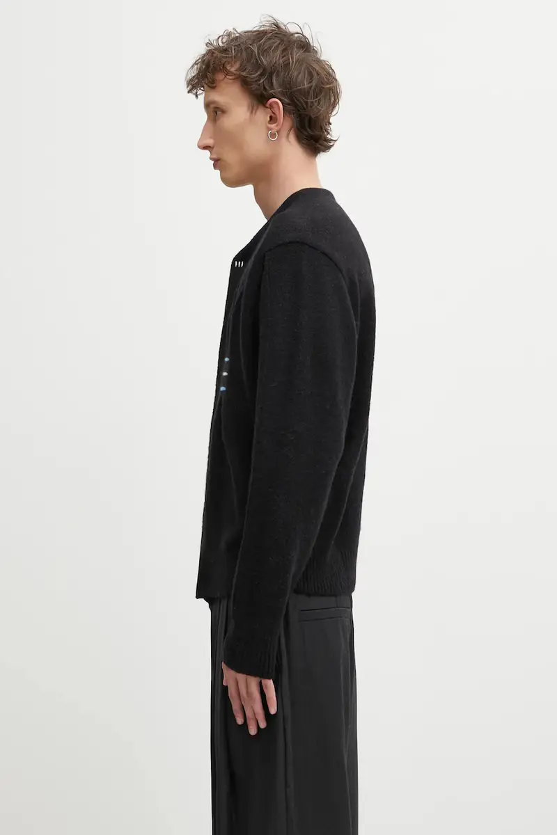 Ader Error Cardigan Uomo Nero 3121759 miniatura 2