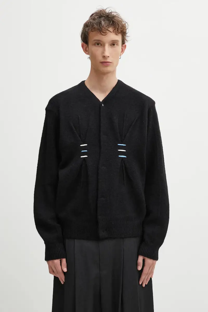 Ader Error Cardigan Uomo Nero 3121759