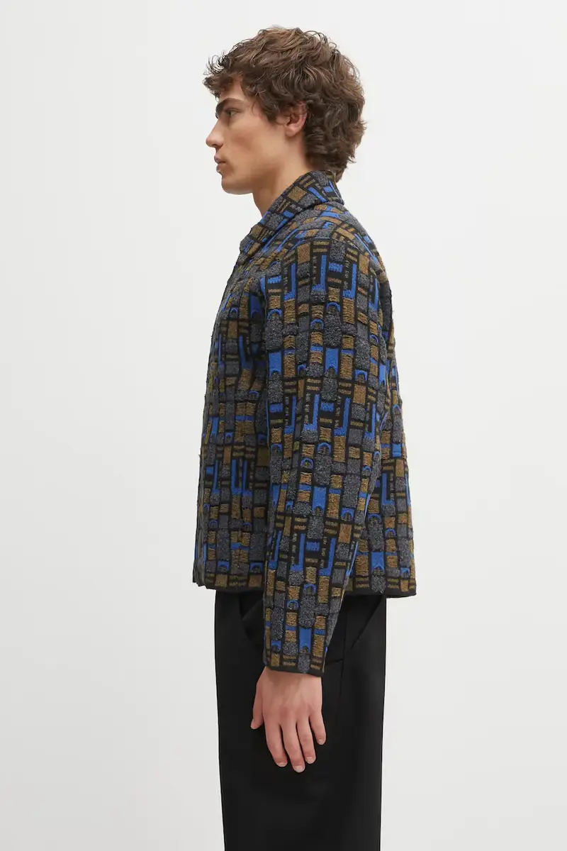 Ader Error Cardigan Uomo Grigio 2910419 miniatura 2