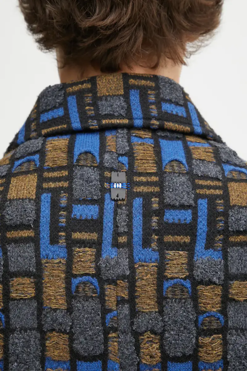 Ader Error Cardigan Uomo Grigio 2910419 miniatura 4