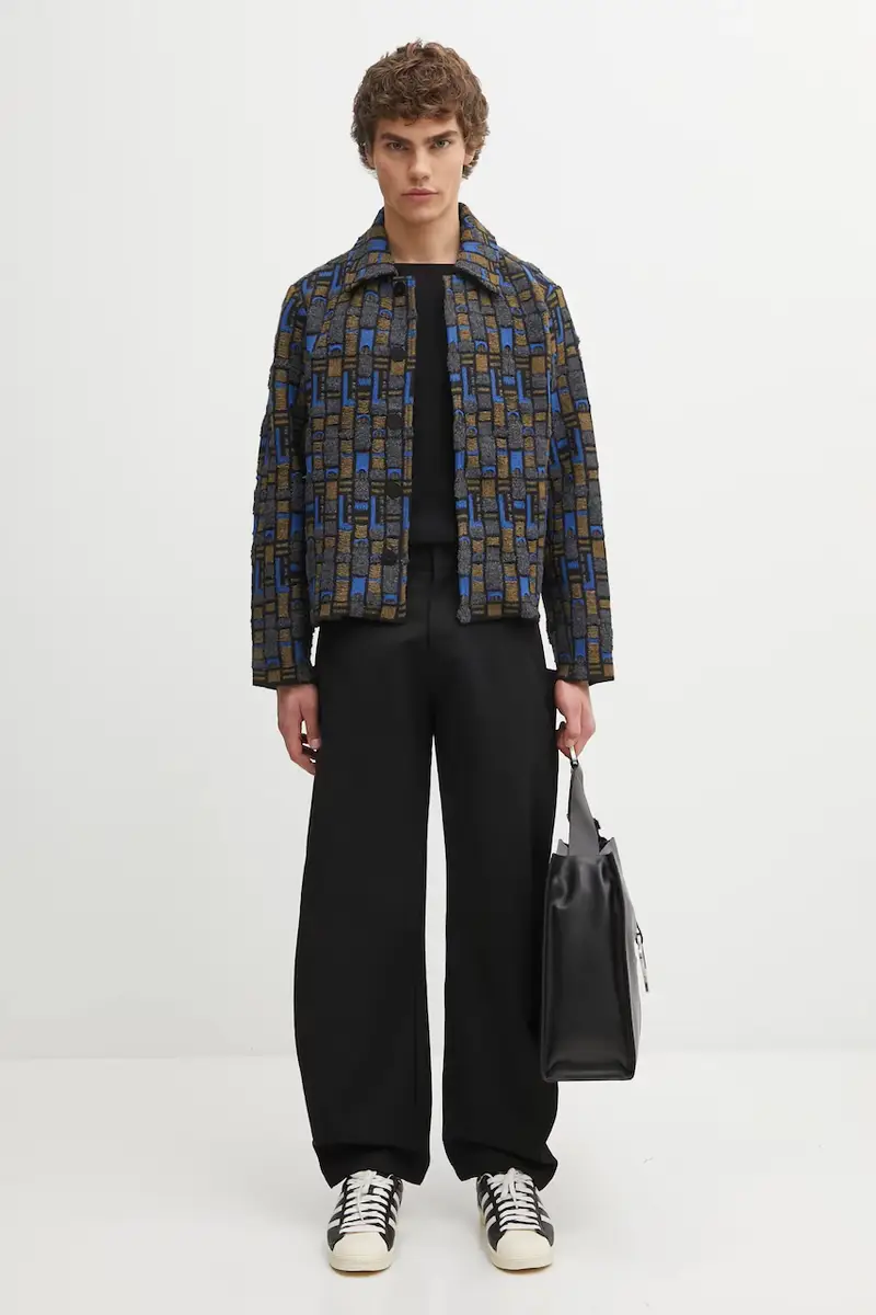 Ader Error Cardigan Uomo Grigio 2910419 miniatura 5