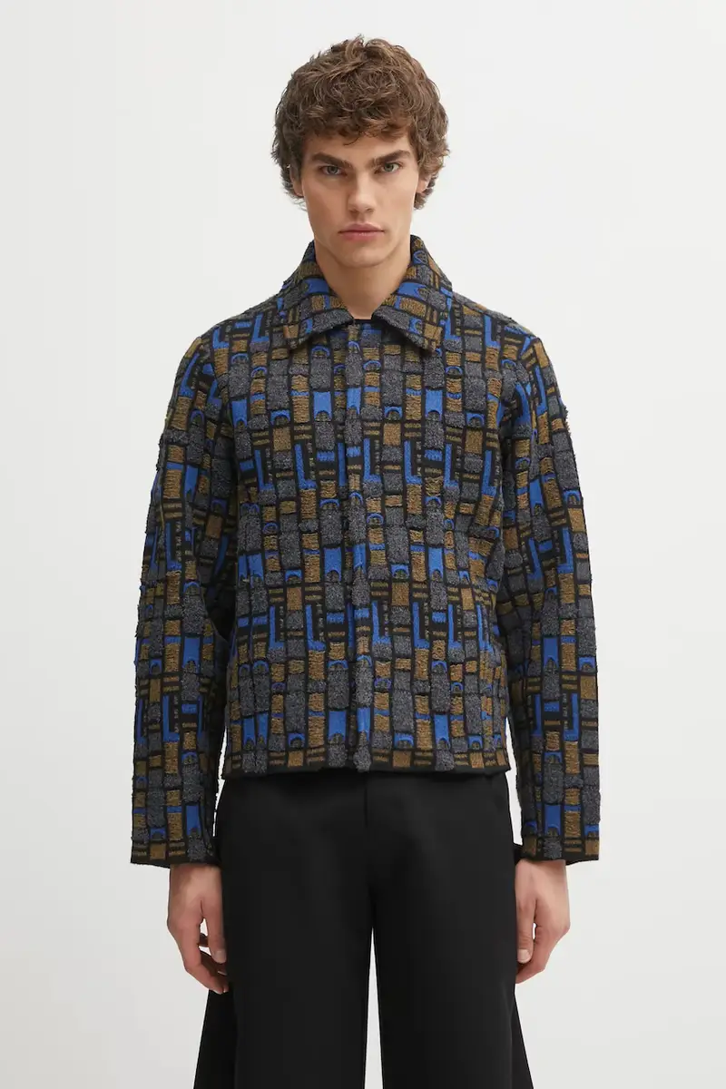 Ader Error Cardigan Uomo Grigio 2910419