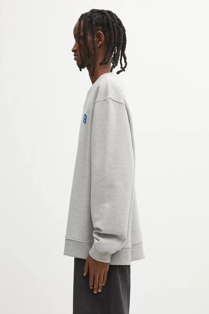 felpa in cotone SWEAT SHIRT uomo colore grigio BO42FYSW0101GR miniatura 2