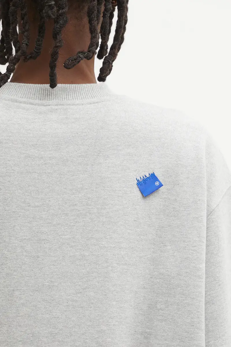 felpa in cotone SWEAT SHIRT uomo colore grigio BO42FYSW0101GR miniatura 5