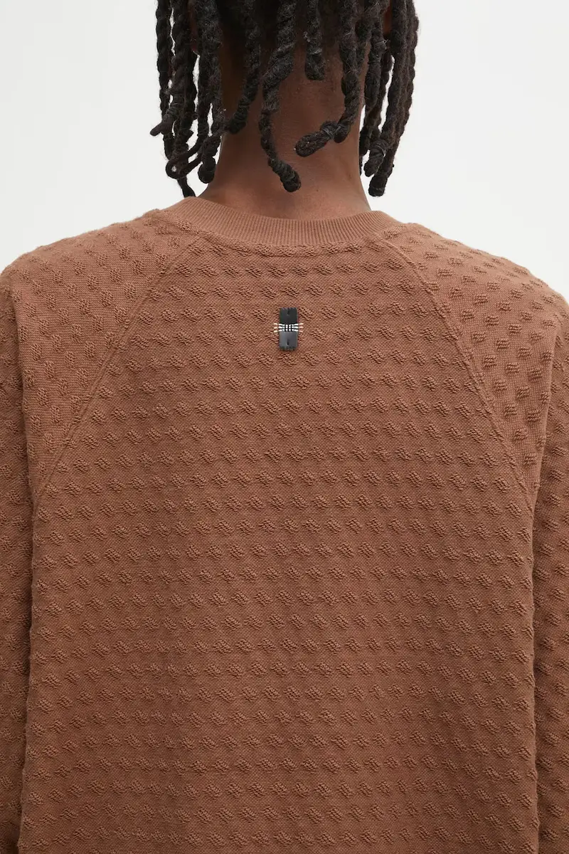 felpa in cotone SWEAT SHIRT uomo colore marrone BO01FWSW0103BR miniatura 5