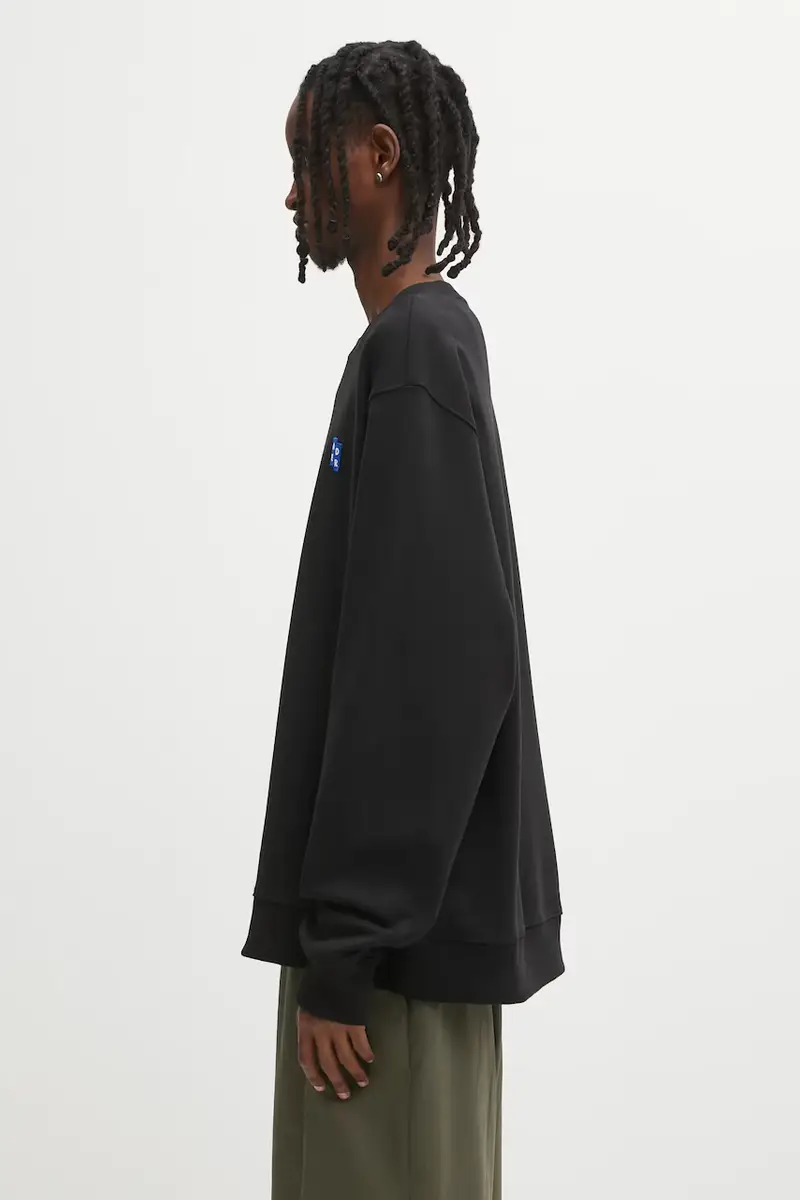 felpa in cotone SWEAT SHIRT uomo colore nero BO42FYSW0101BK miniatura 2