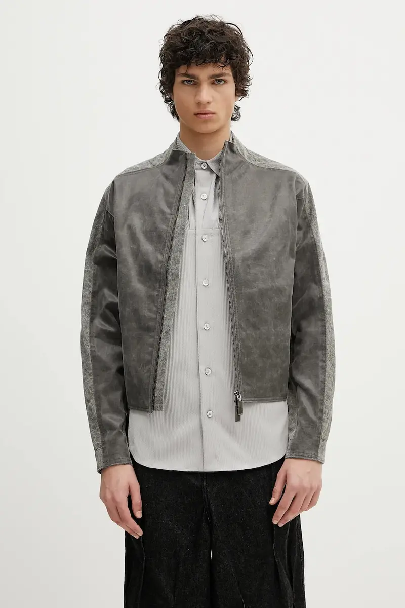 giacca Apparel-Top colore grigio BO01SSJK0103BR