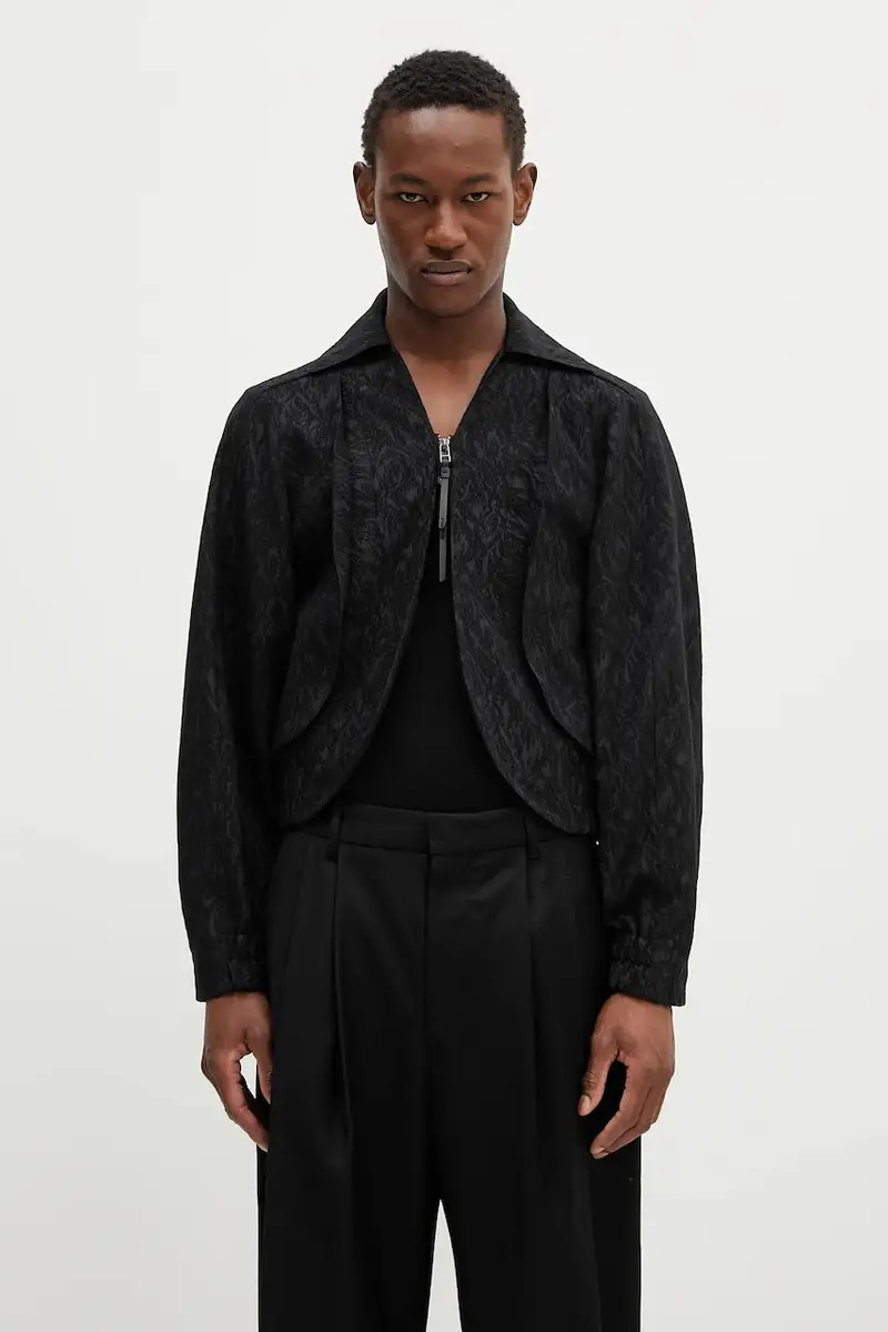 giacca Apparel-Top colore nero BO01SSJK0801BK